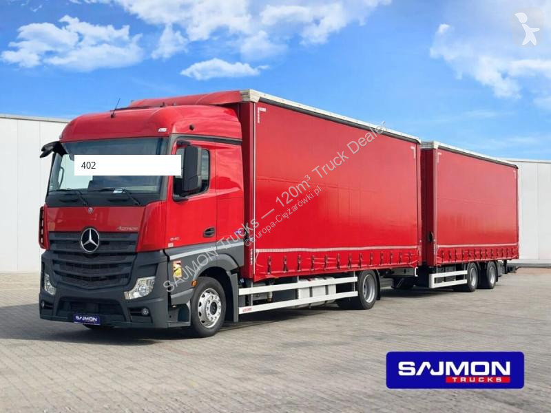 شاحنة مقطورة Mercedes ACTROS / ZESTAW TANDEM...