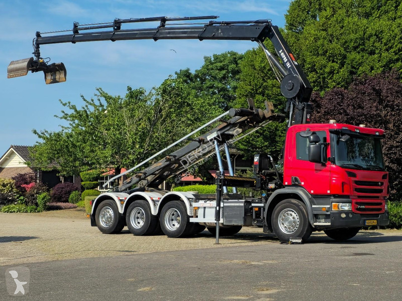 شاحنة Scania 410 CRANE/CONTAINER!! ZERO...