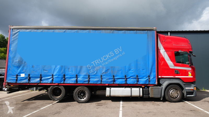 شاحنة Scania 400 6x2 Curtainside truck