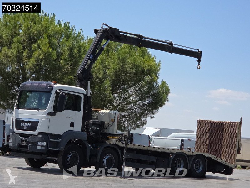 شاحنة MAN 35.360  8X2 Grua HIAB 166 Rampas...