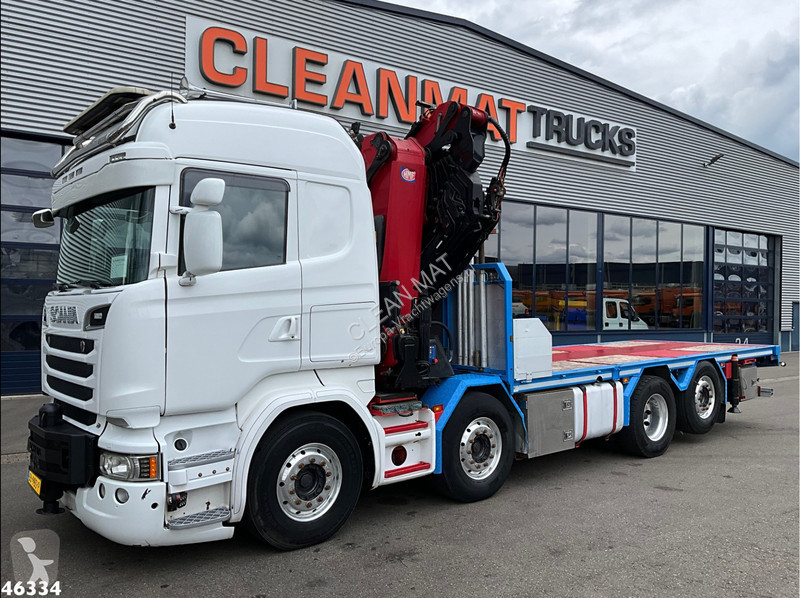 شاحنة Scania 580 8x2 V8 etarder Euro 6 HMF 50...