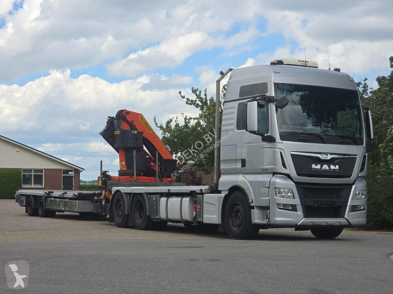 شاحنة MAN TGX 26400 CRANE TRUCK 34002 34tm...