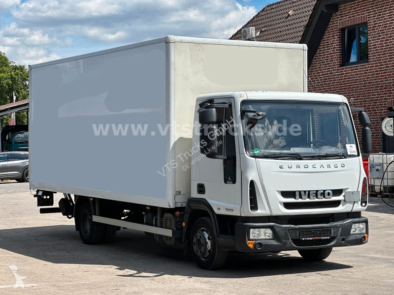 شاحنة Iveco 75E18 Koffer Junge Aufbau LBW