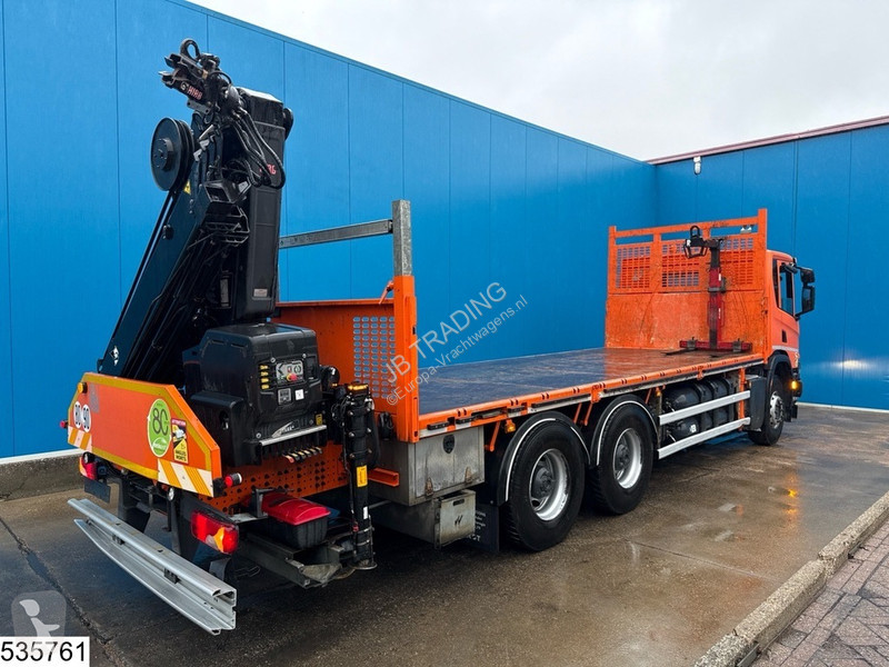Camión Scania 6x4, EURO 6, CNG, Hiab, Remote