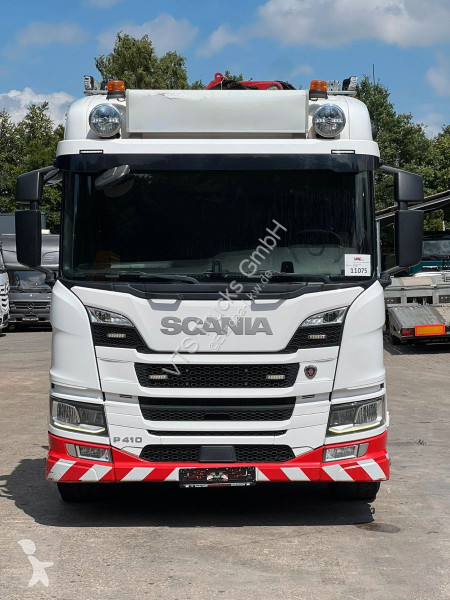 شاحنة Scania 410 6x2 BDF-ritsche mit Fassi...