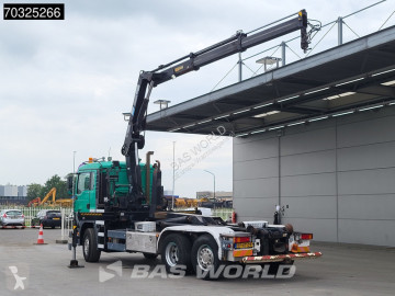 شاحنة MAN 26.360 TGA TGA 6X2 HIAB 166B-2 CL Crane + 20t Hook Steering Axle Euro 3