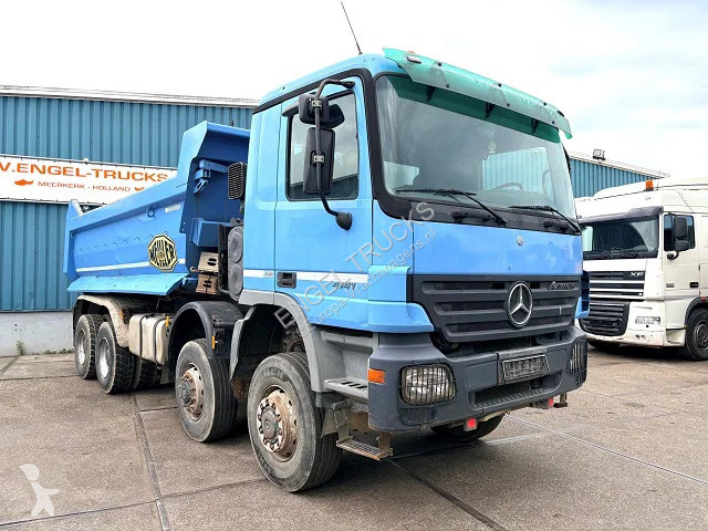 شاحنة Mercedes 4141 AK 8x8 MEILLER KIPPER...