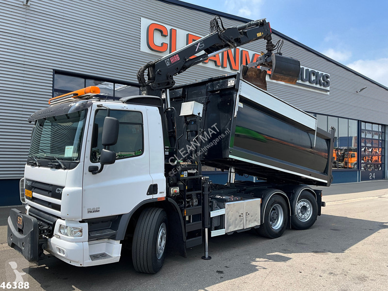شاحنة DAF FAN CF 250 Hiab 14 Tonmeter laadkraan