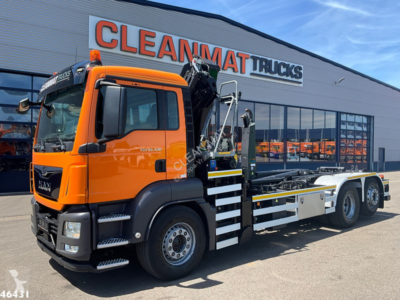 Camion MAN 26.420 Euro 6 HMF 21 Tonmeter...