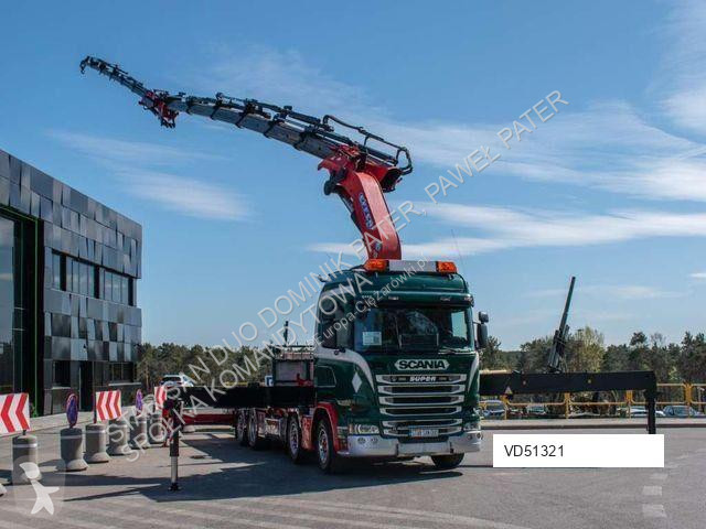 شاحنة Scania R490 8x2 EFFER 955 Fly Jib Winch...