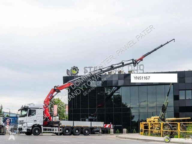 شاحنة Mercedes AROCS 3253 8x4 HMF 5020 Fly Jib...
