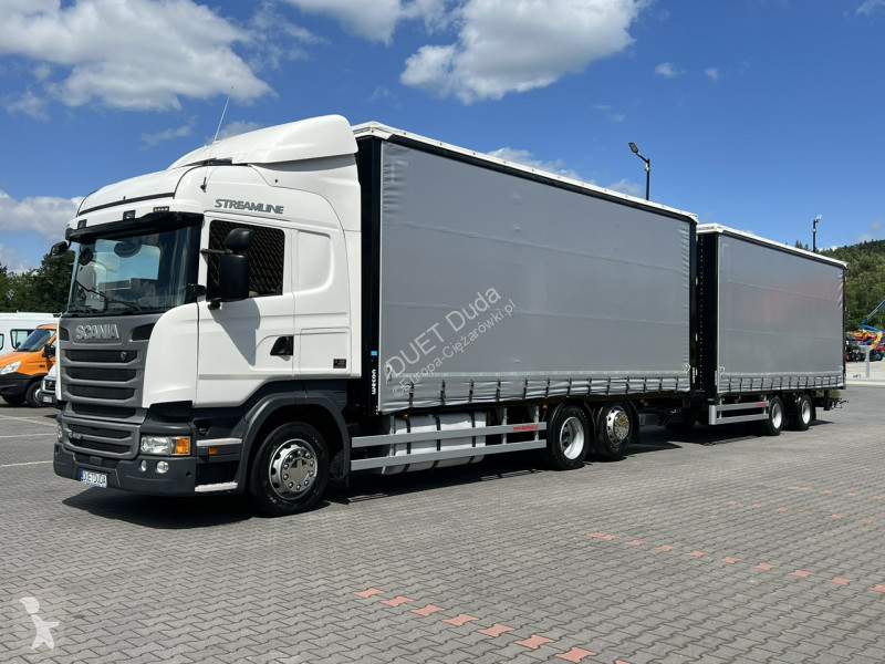 Camión Scania R410 bez EGR Zabudowy Wecon 120m...