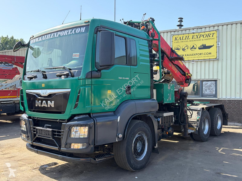 شاحنة MAN 33.480 Timber Crane - 6x4 - Manual...