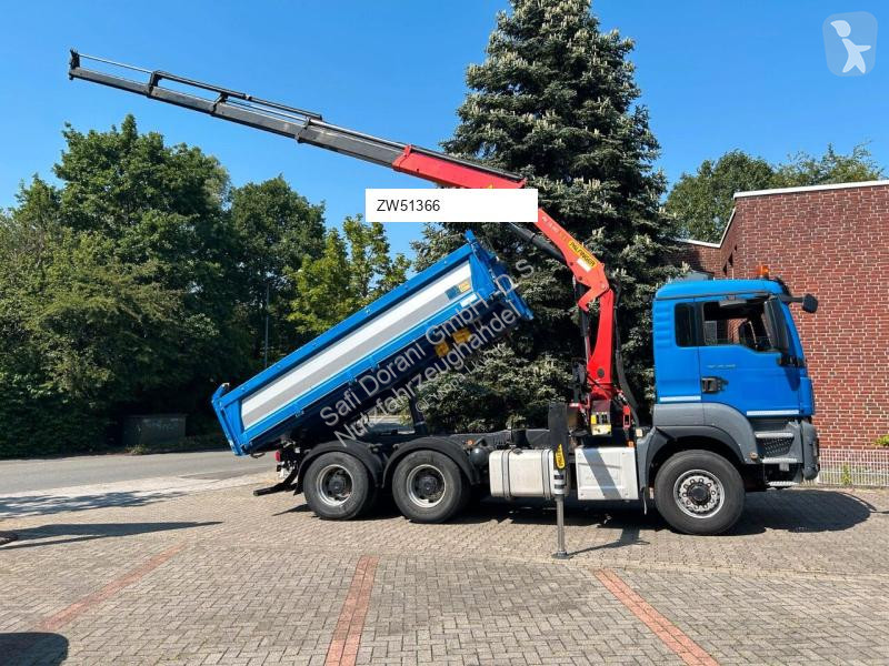شاحنة MAN 26.500 3Skipper + PK19001 Kran 6x6...