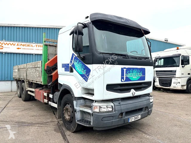 شاحنة Renault 385 .26G 6x2 PALFINGER / KIPPER...