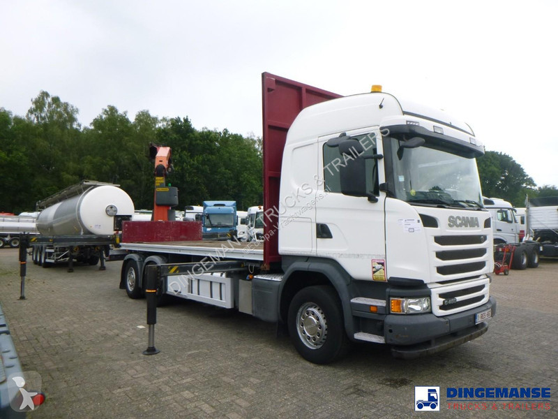 شاحنة Scania 450 6x2 + Palfinger PK27002-SH C +...
