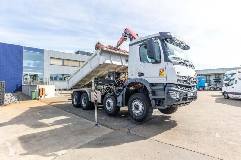شاحنة Mercedes  AROCS 3243 BB+BIBENNE+ BAE...