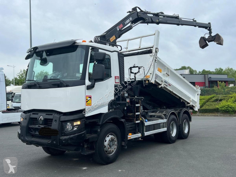 شاحنة Renault 460 BIBENNE GRUE 6X4