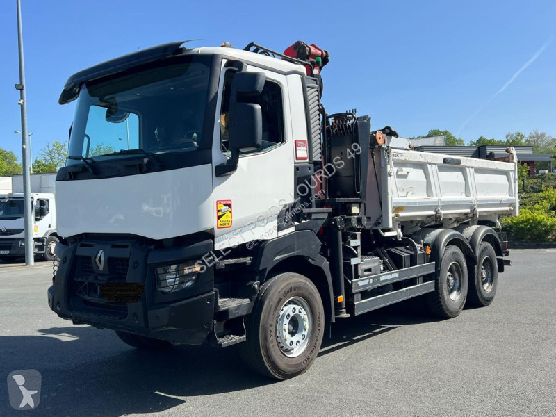 شاحنة Renault 430 BIBENNE GRUE EN Z