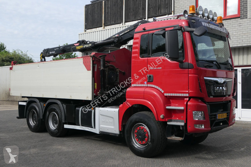 شاحنة MAN TGS | 6X6 | 2 Side Tipper + Hydraulic...