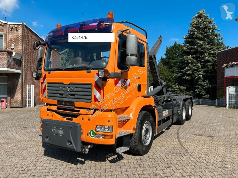 شاحنة MAN 26.400 TGA Abroller 6x4 Winterdienst