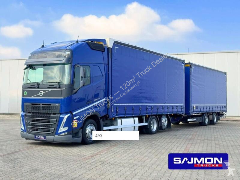 شاحنة مقطورة Volvo FH 460 / ZESTAW TANDEM 120M3...