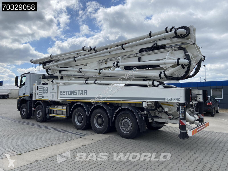 شاحنة Mercedes 4458 10X4 58mtr Betonstar...