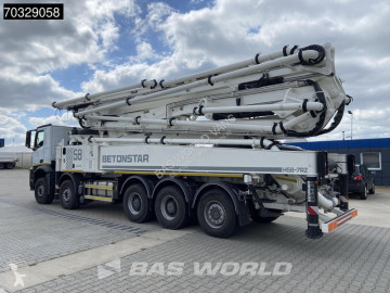 Камион Mercedes Arocs 4458 10X4 58mtr Betonstar H58-7RZ pump Steel suspension Big-Axle Euro 6