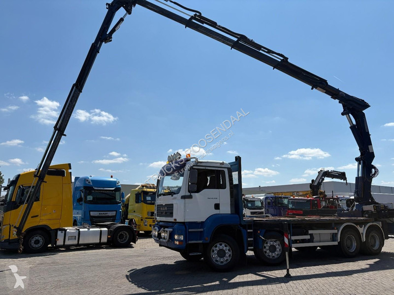 شاحنة MAN 41.430 + HMF 4220 K4   4X EXT + JIB...