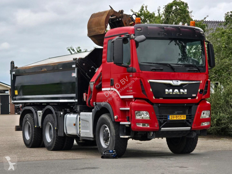 شاحنة MAN 33.400 6X6 BH WVT WS Z-crane/TIPPER!!...