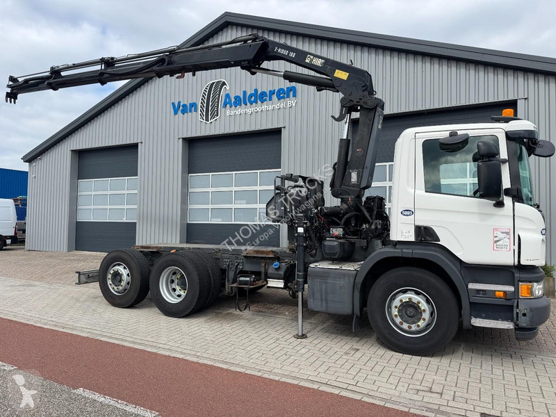 شاحنة Scania 360 6x2, HIAB 188 E-3, Chassis /...