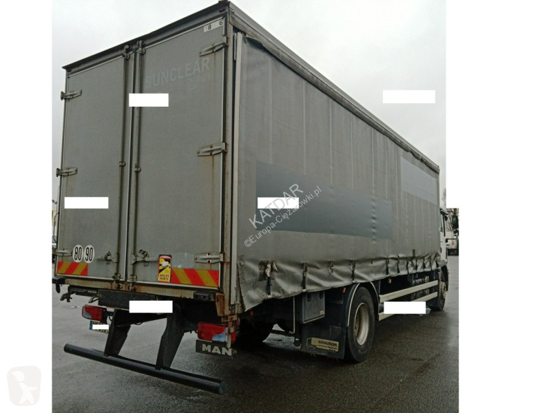 شاحنة MAN TGM 18.290 Euro 6 kontener firanka 20...