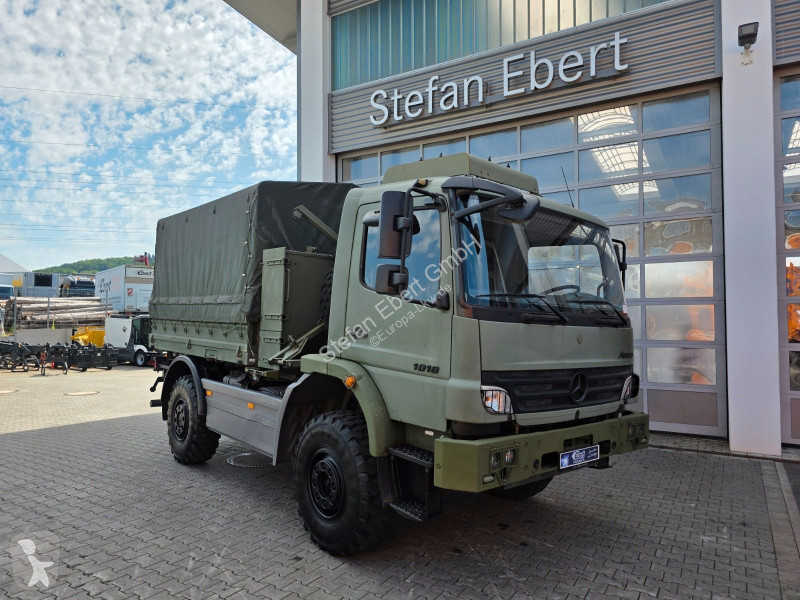 شاحنة Mercedes 1018 A 4x4 Pritsche Plane...