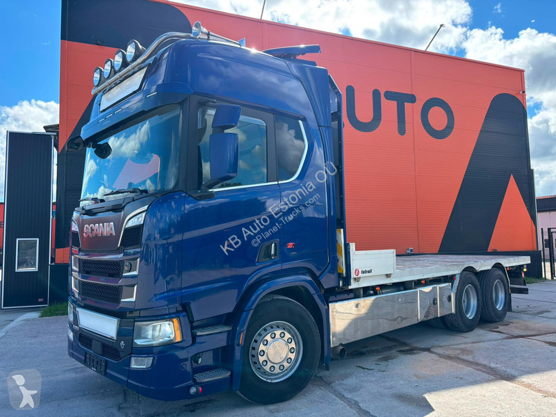 شاحنة Scania R 650 6x4 RETARDER / PATFORM =6851 mm