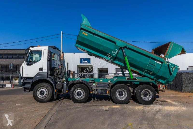 شاحنة Renault  KERAX 410 DXI+BENNE ENROCHEMENT...