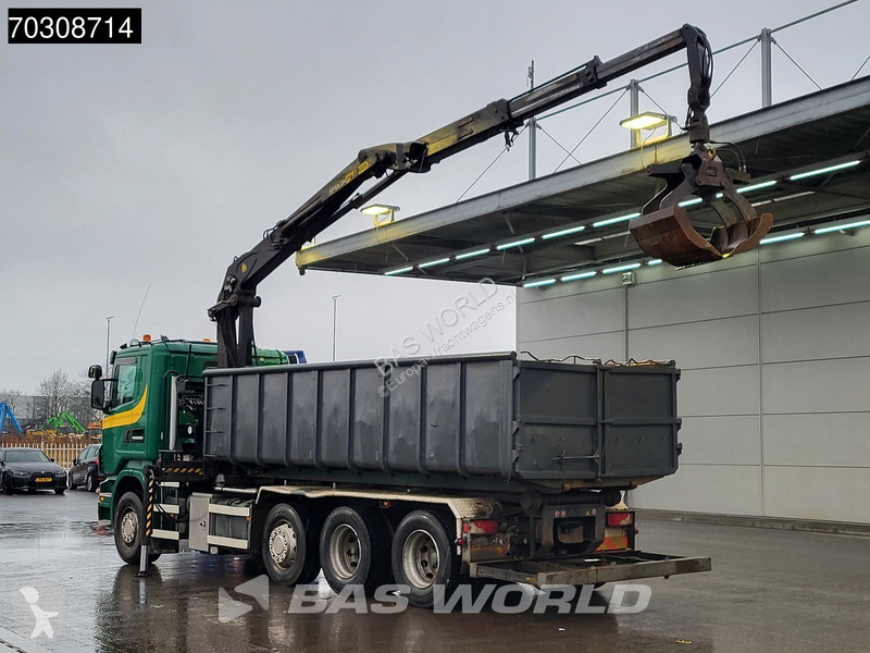 شاحنة Scania R440 8X2 alfinger Q150Z82 Kran...