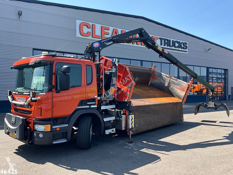 Kamion Scania 320 HMF 14 Tonmeter Z-kraan Just...