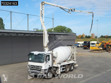 Kamion beton míchačka + čerpadlo Mercedes