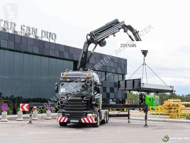 Камион Scania R480 6x4 FASSI F660RA.2.26...