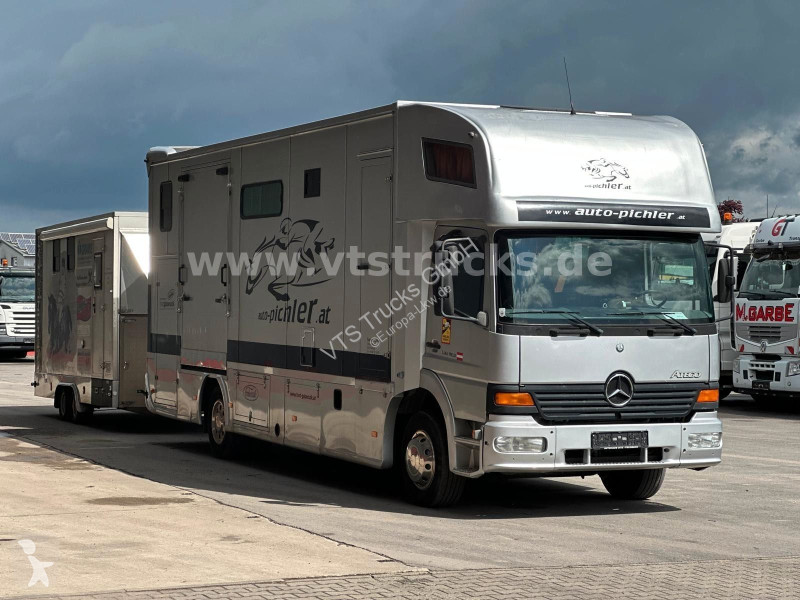 شاحنة Mercedes 1218L Pferdetransporter + Gimmel...