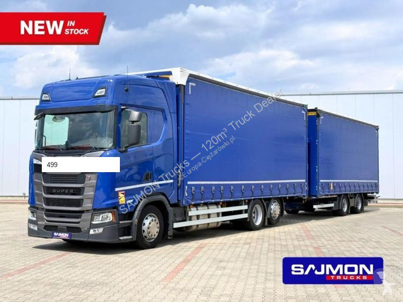 شاحنة Scania SUPER / S460 / ZESTAW TANDEM 120M3...