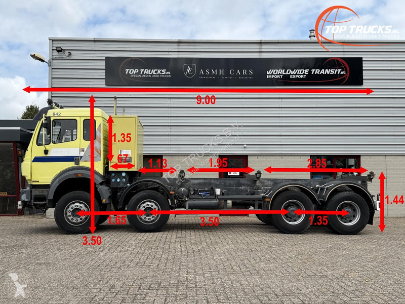 شاحنة Mercedes SK 8x4 - V6 - Euro 2 - Big Axels...