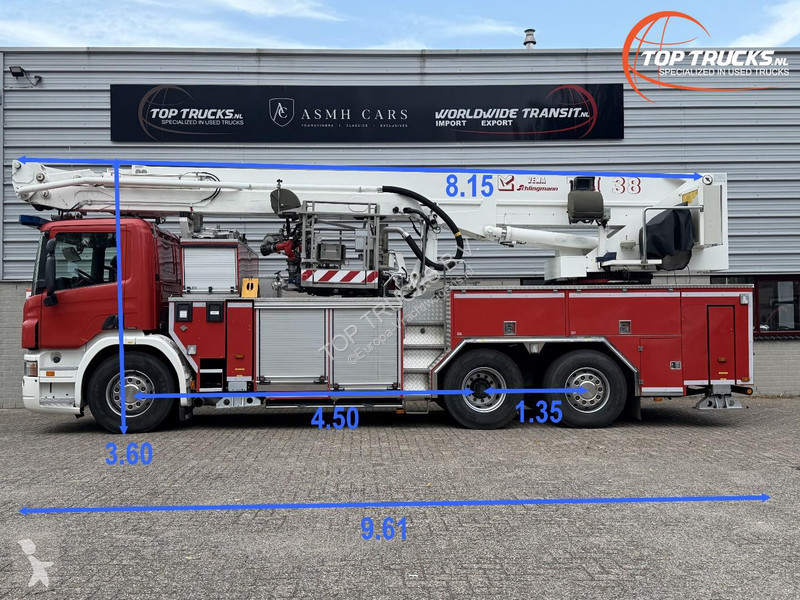 شاحنة Scania 420 6x2 - Vema 38 m Fire...