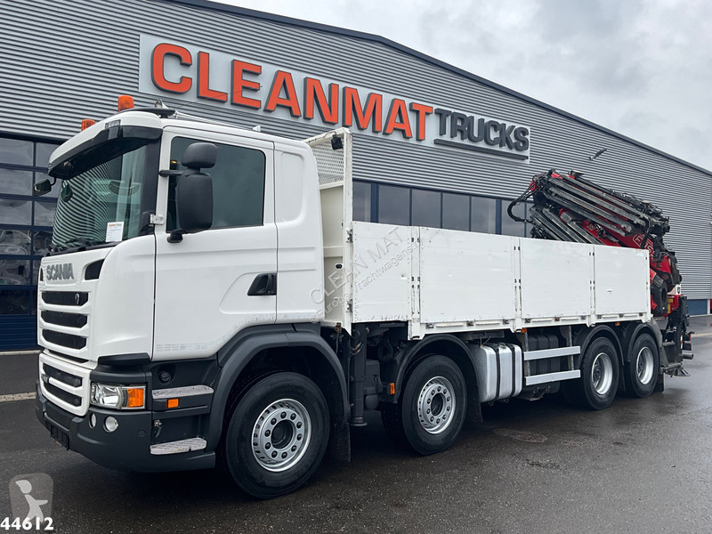 شاحنة Scania 450 8x4 Euro 6 Fassi 66 Tonmeter...