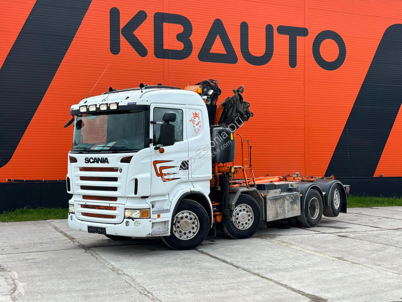 شاحنة Scania 8x2*6 FASSI F290 / AJK 20 ton...