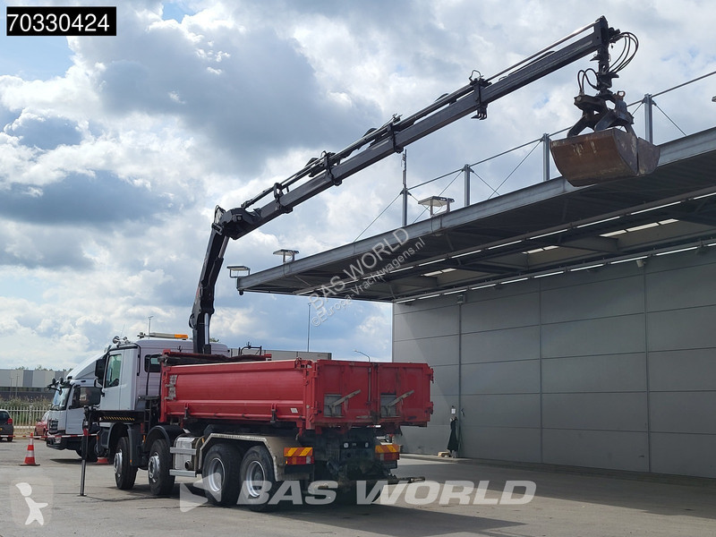 شاحنة Mercedes 4141 8X4 HIAB 166 D-4 Hiduo...