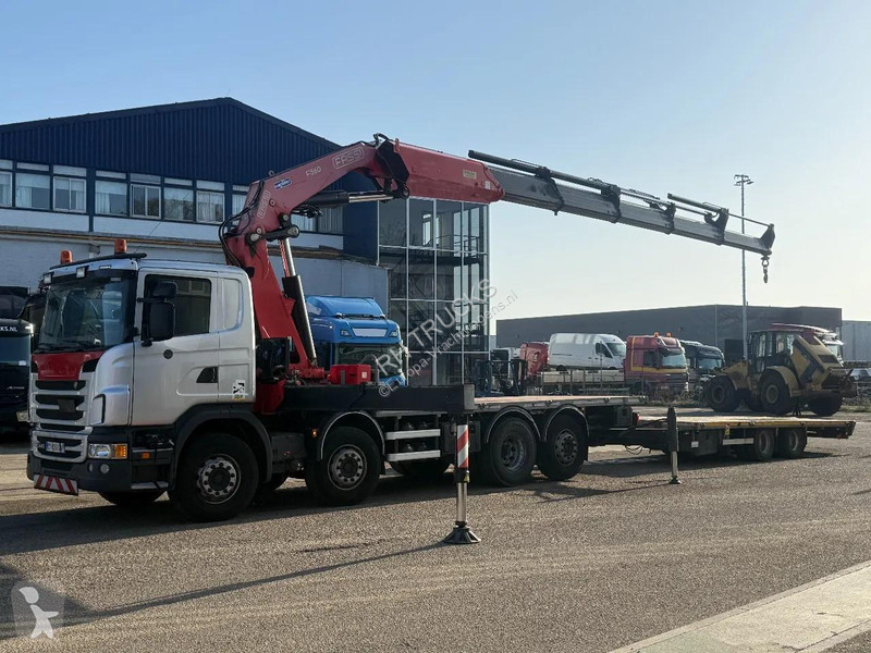 شاحنة Scania G440 8X2 EURO 5 + FASSI F5602.25 +...