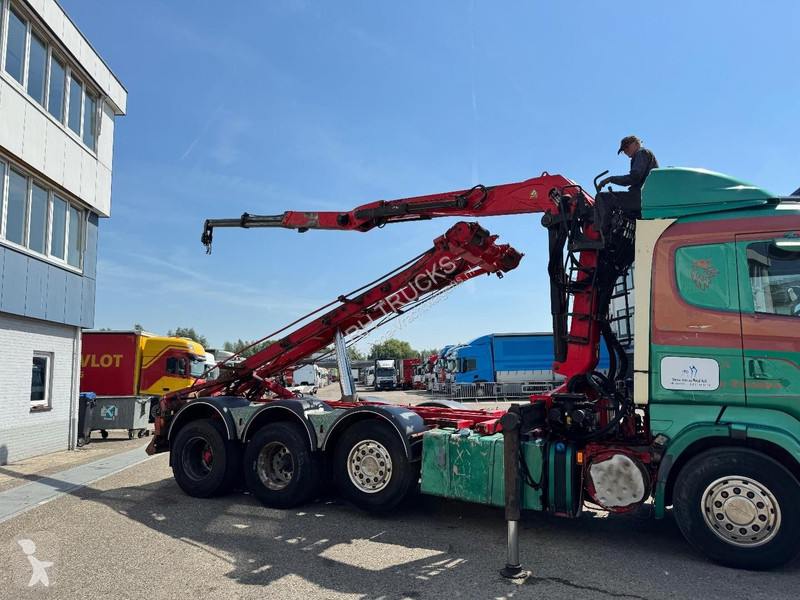 شاحنة Scania R500 8X2 + EPSION (YEAR 2014!)...