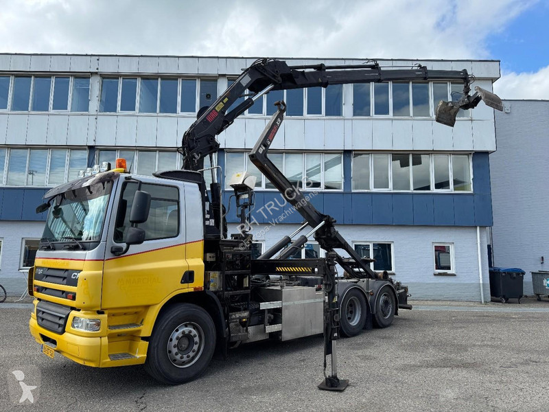 شاحنة DAF 75250 6X2 + HIAB 166 ES-3 + REMOTE +...