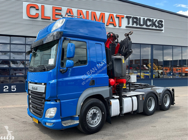 شاحنة DAF 85.510 6x4 Euro 6 Retarder Fassi 36...